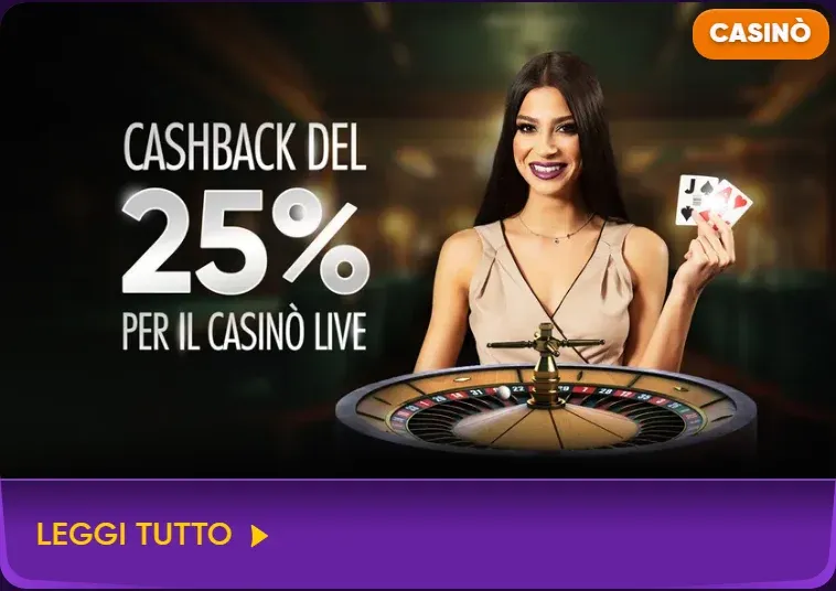 Cashback casino live 25